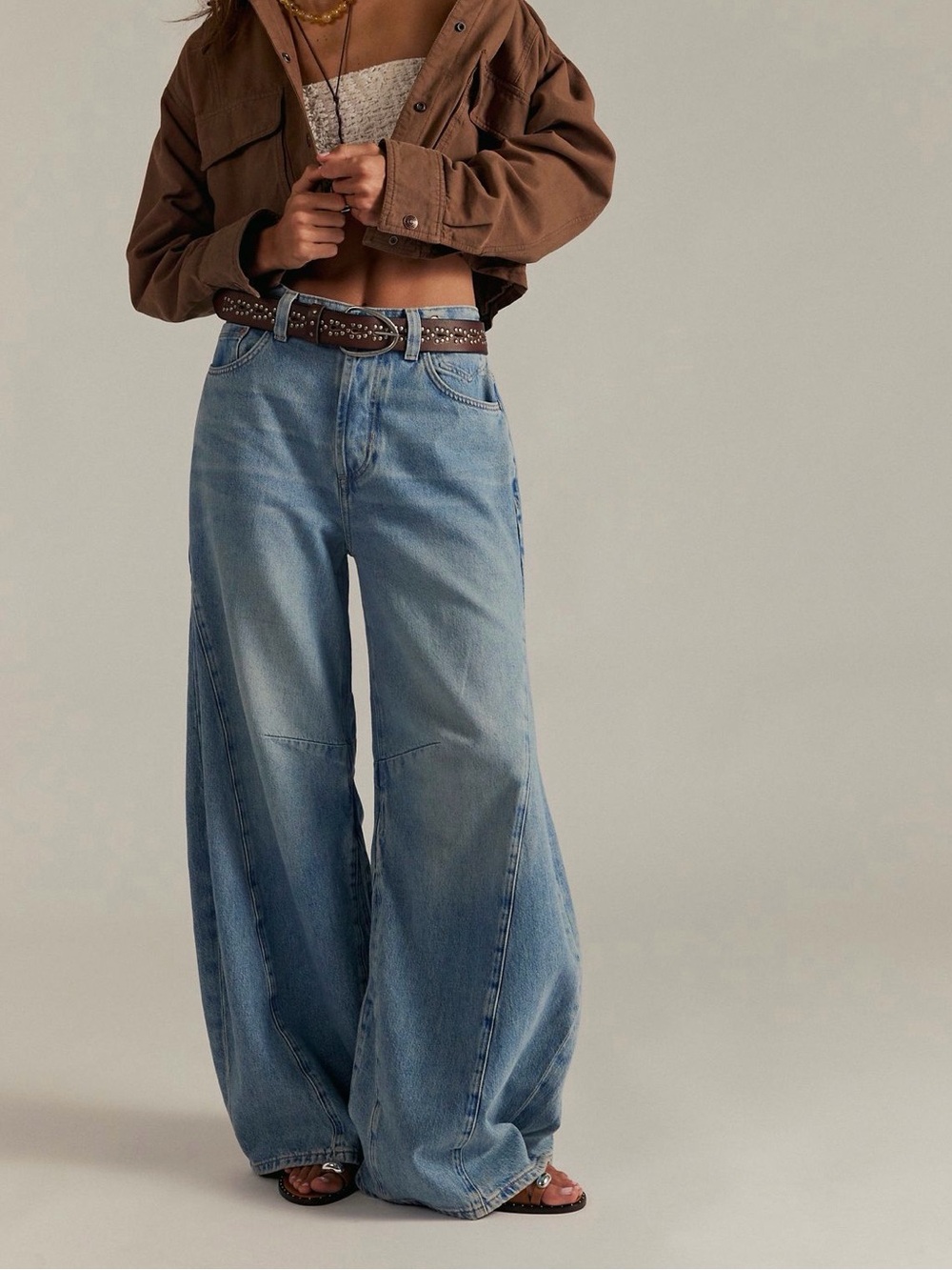 We the free eden high slouchy flare jeans
